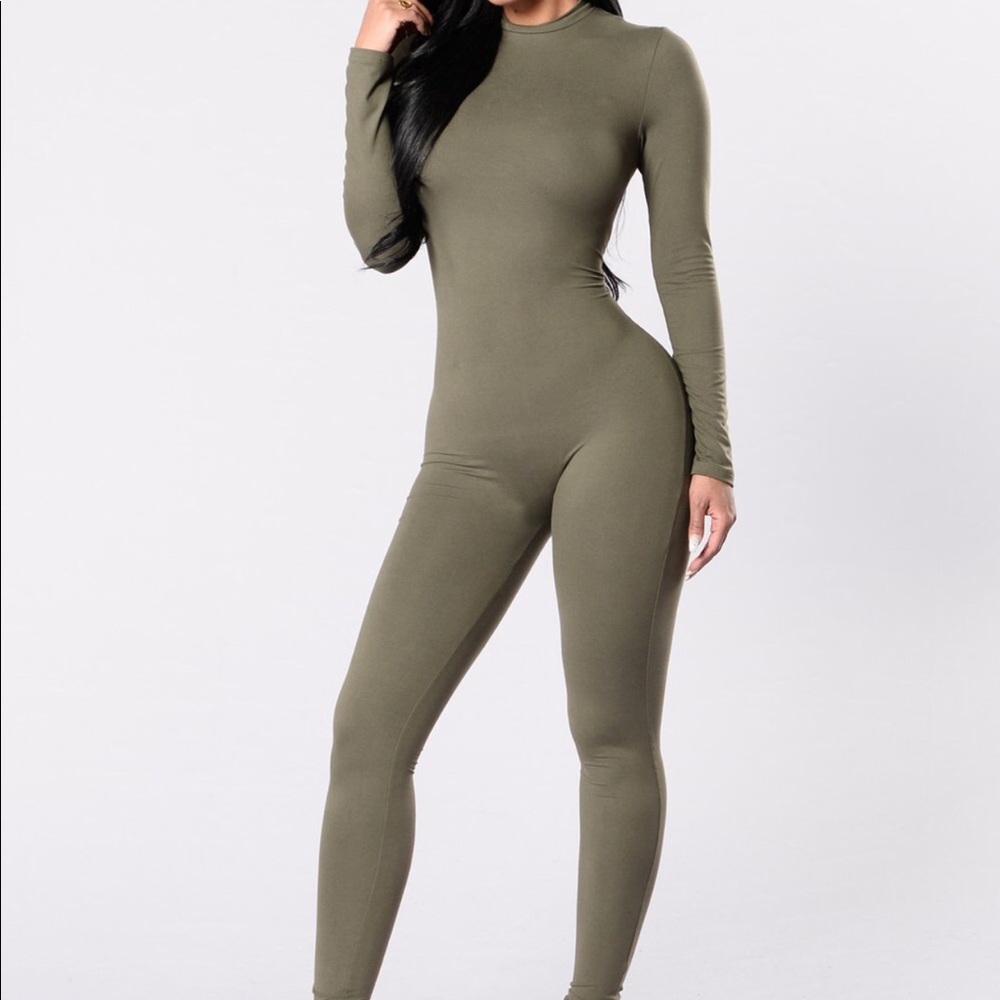 Olive jumpsuit